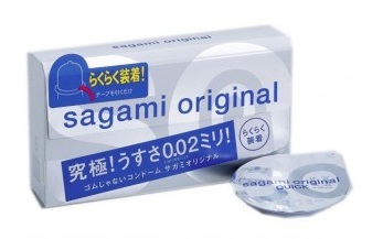 Ультратонкие презервативы Sagami Original QUICK - 6 шт. - Sagami - купить с доставкой в Первоуральске