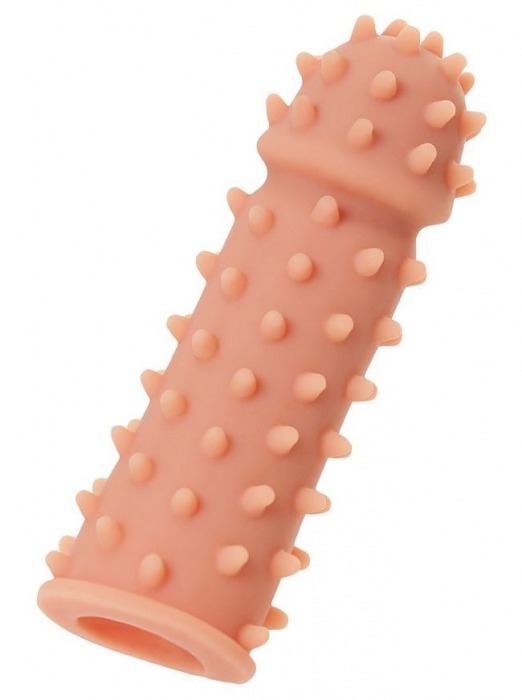 Телесная реалистичная насадка KOKOS Extreme Sleeve 03 с дополнительной стимуляцией - 12,7 см. - KOKOS - в Первоуральске купить с доставкой