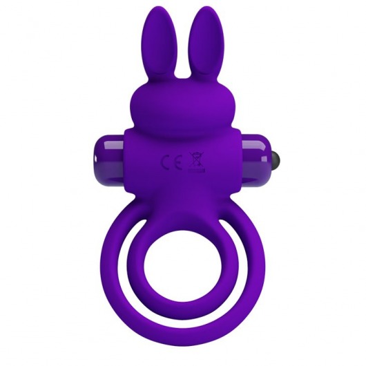 Фиолетовое эрекционное кольцо с вибростимуляцией клитора Vibrant Penis Ring III - Baile - в Первоуральске купить с доставкой