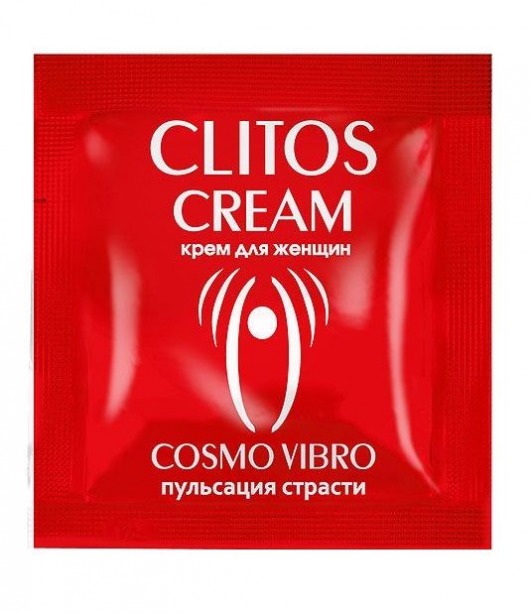Пробник возбуждающего крема для женщин Clitos Cream - 1,5 гр. - Биоритм - купить с доставкой в Первоуральске