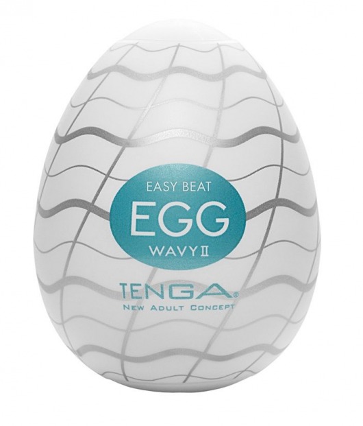 Мастурбатор-яйцо EGG Wavy II - Tenga - в Первоуральске купить с доставкой