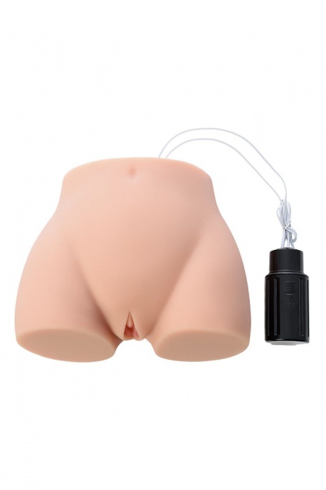 Мастурбатор-полуторс Cherry с вибрацией и двумя любовными тоннелями - KOKOS - в Первоуральске купить с доставкой