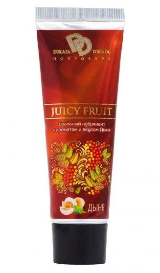 Интимный съедобный лубрикант JUICY FRUIT с ароматом дыни - 30 мл. - БиоМед - купить с доставкой в Первоуральске