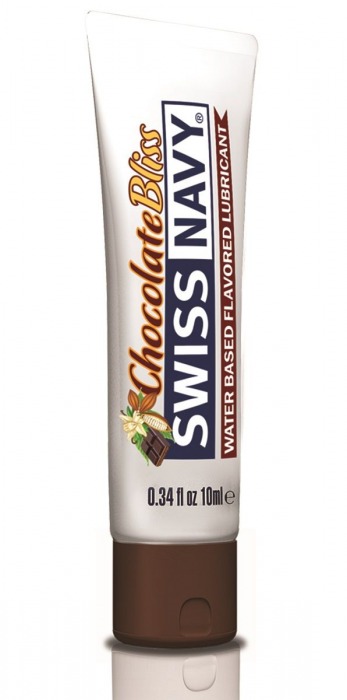 Лубрикант с ароматом шоколада Swiss Navy Chocolate Bliss Lube - 10 мл. - Swiss navy - купить с доставкой в Первоуральске