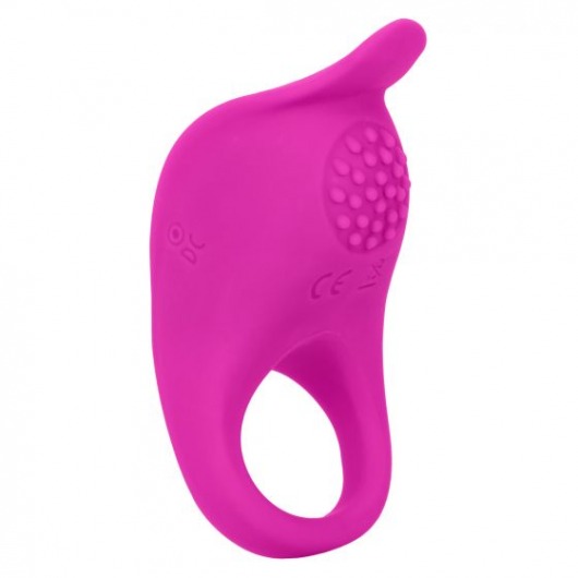 Ярко-розовое эрекционное виброкольцо Silicone Rechargeable Teasing Enhancer - California Exotic Novelties - в Первоуральске купить с доставкой