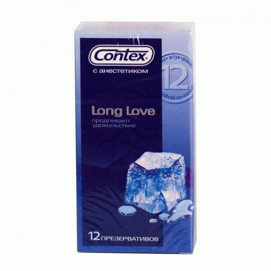 Презервативы с продлевающей смазкой Contex Long Love - 12 шт. - Contex - купить с доставкой в Первоуральске