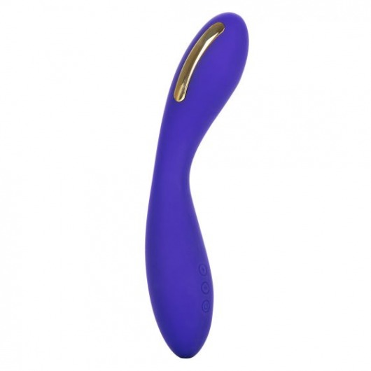 Фиолетовый вибратор с электростимуляцией Intimate E-Stimulator Wand - 21,5 см. - California Exotic Novelties - купить с доставкой в Первоуральске