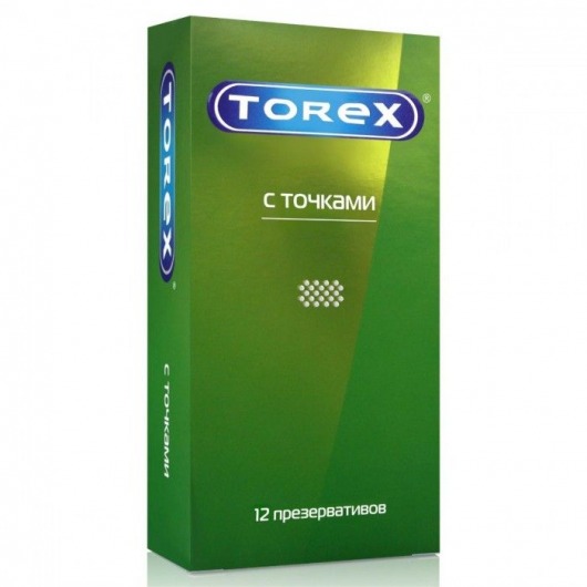 Текстурированные презервативы Torex  С точками  - 12 шт. - Torex - купить с доставкой в Первоуральске