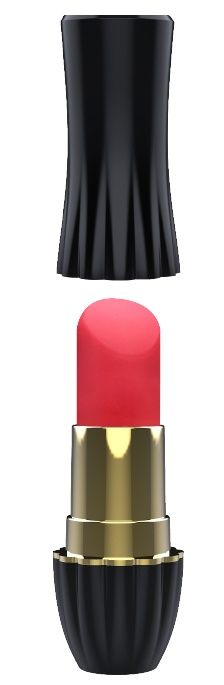 Клиторальный стимулятор-помада LIPSTICK - 9,3 см. - Dream Toys - купить с доставкой в Первоуральске