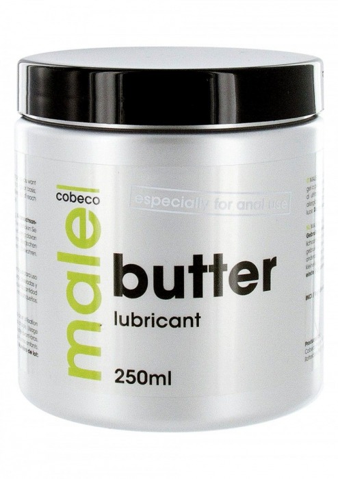 Анальный лубрикант MALE Cobeco Butter Lubricant - 250 мл. - Cobeco - купить с доставкой в Первоуральске