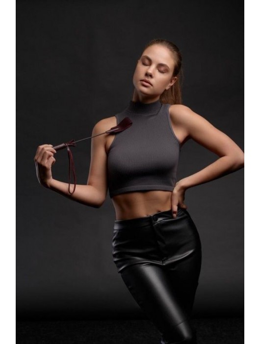 Бордовый стек Ladys Arsenal - 24 см. - БДСМ Арсенал - купить с доставкой в Первоуральске