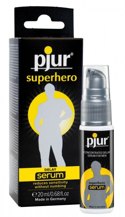 Сыворотка-пролонгатор pjur SUPERHERO Delay Serum - 20 мл. - Pjur - купить с доставкой в Первоуральске