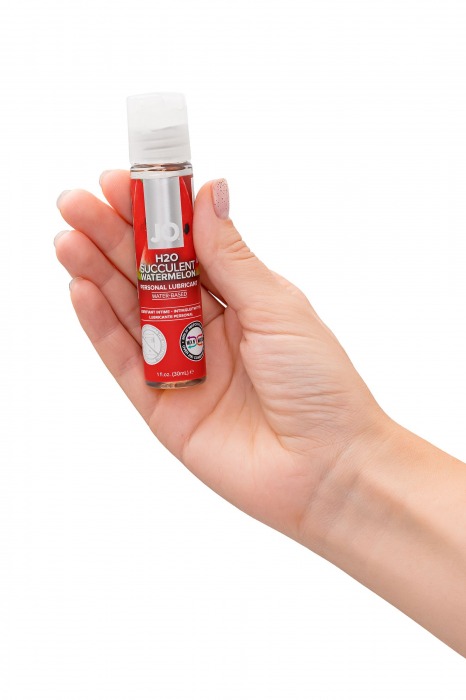 Лубрикант с ароматом арбуза JO Flavored Watermelon - 30 мл. - System JO - купить с доставкой в Первоуральске