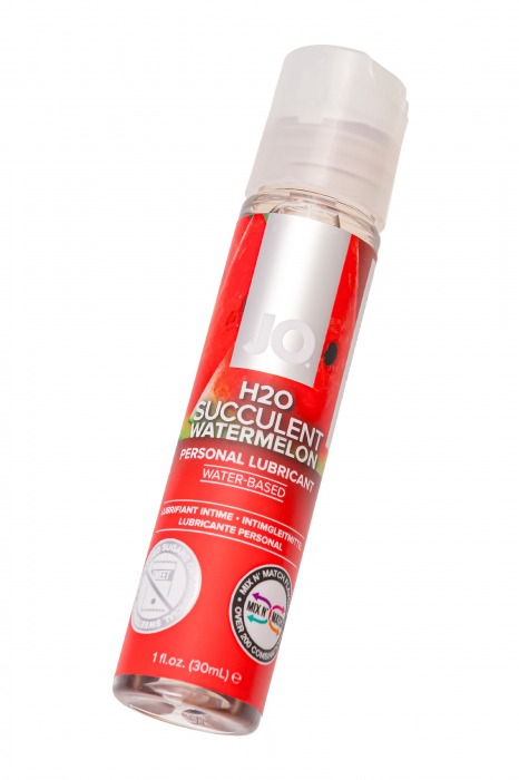 Лубрикант с ароматом арбуза JO Flavored Watermelon - 30 мл. - System JO - купить с доставкой в Первоуральске