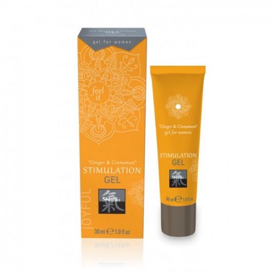 Возбуждающий интимный гель STIMULATION GEL Ginger   Cinnamon - 30 мл. - Shiatsu - купить с доставкой в Первоуральске