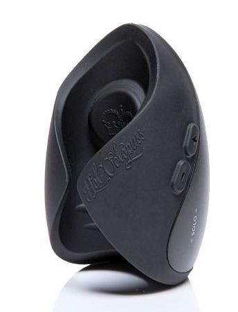 Черный инновационный мужской вибратор PULSE SOLO ESSENTIAL - Hot Octopuss - в Первоуральске купить с доставкой