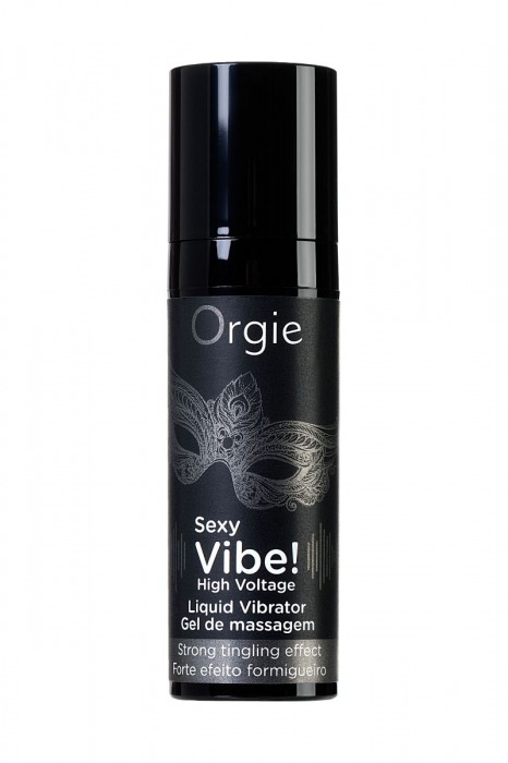 Гель для массажа ORGIE Sexy Vibe High Voltage с эффектом вибрации - 15 мл. - ORGIE - купить с доставкой в Первоуральске