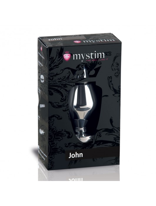 Анальная втулка для электростимуляции John - 10,5 см. - MyStim - купить с доставкой в Первоуральске