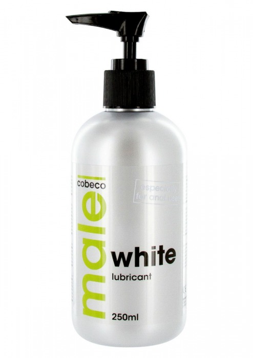Анальная смазка на водной основе MALE Cobeco White Lubricant - 250 мл. - Cobeco - купить с доставкой в Первоуральске