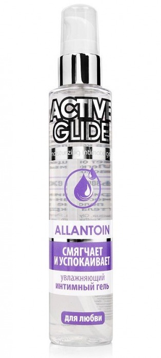 Увлажняющий интимный гель Active Glide Allantoin - 100 гр. - Биоритм - купить с доставкой в Первоуральске