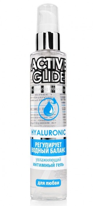 Увлажняющий интимный гель Active Glide Hyaluronic - 100 гр. - Биоритм - купить с доставкой в Первоуральске