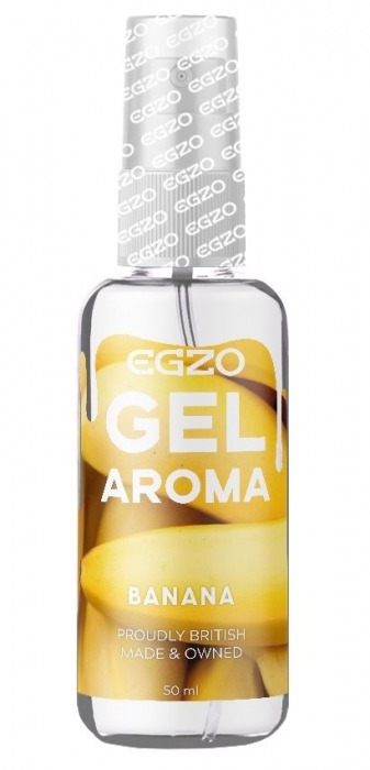 Интимный лубрикант EGZO AROMA с ароматом банана - 50 мл. - EGZO - купить с доставкой в Первоуральске