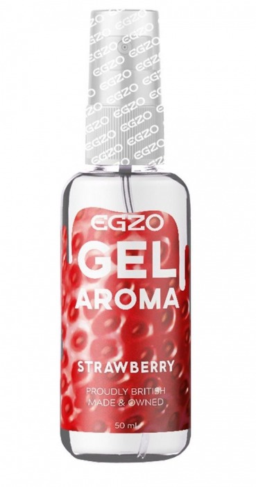 Интимный лубрикант EGZO AROMA с ароматом клубники - 50 мл. - EGZO - купить с доставкой в Первоуральске