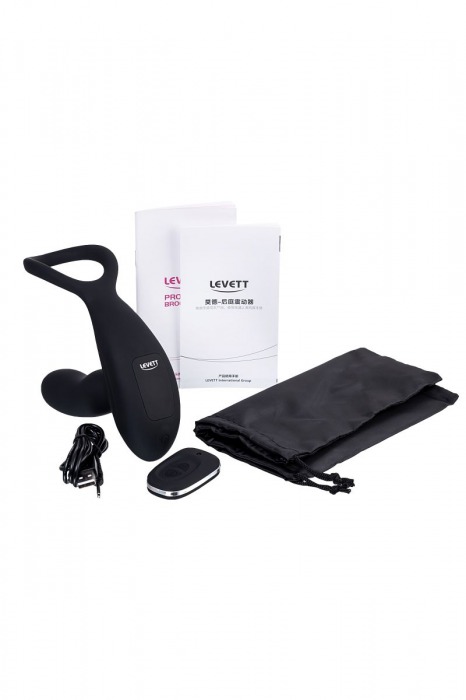 Черный стимулятор простаты Maud с вибрацией - Levett - в Первоуральске купить с доставкой