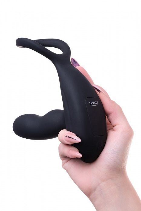 Черный стимулятор простаты Maud с вибрацией - Levett - в Первоуральске купить с доставкой