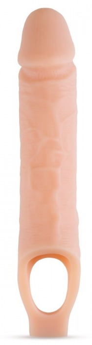 Телесный реалистичный фаллоудлинитель 10 Inch Silicone Cock Sheath Penis Extender - 25,4 см. - Blush Novelties - в Первоуральске купить с доставкой