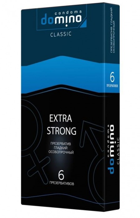 Суперпрочные презервативы DOMINO Extra Strong - 6 шт. - Domino - купить с доставкой в Первоуральске