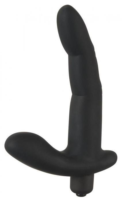 Черный вибромассажер простаты Naughty Finger Prostate Vibe - 13,8 см. - Orion - в Первоуральске купить с доставкой