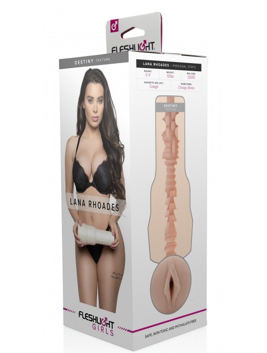 Мастурбатор-вагина Fleshlight Girls - Lana Rhoades Destiny - Fleshlight - в Первоуральске купить с доставкой