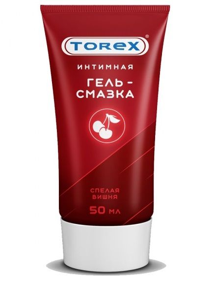 Смазка на водной основе TOREX  Спелая вишня  - 50 мл. - Torex - купить с доставкой в Первоуральске