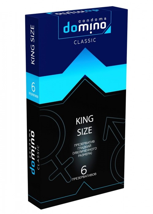 Презервативы увеличенного размера DOMINO Classic King size - 6 шт. - Domino - купить с доставкой в Первоуральске