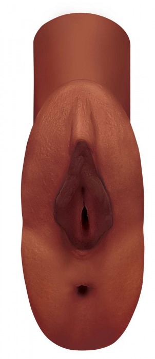 Коричневый мастурбатор Perfect Pussy Double Stroker - Pipedream - в Первоуральске купить с доставкой