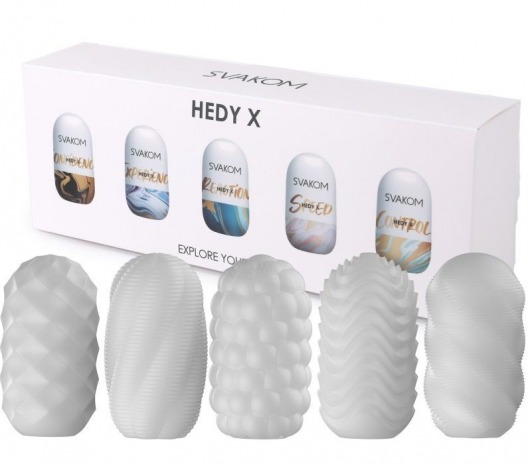 Набор из 5 мастурбаторов Hedy X5 Mixed - Svakom - в Первоуральске купить с доставкой