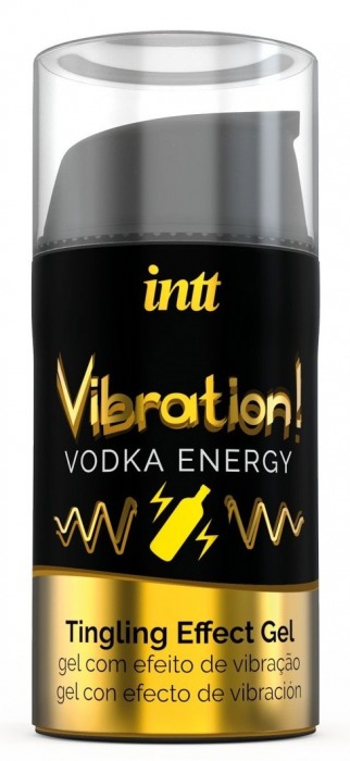 Жидкий интимный гель с эффектом вибрации Vibration! Vodka Energy - 15 мл. - INTT - купить с доставкой в Первоуральске