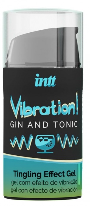 Жидкий интимный гель с эффектом вибрации Vibration! Gin   Tonic - 15 мл. - INTT - купить с доставкой в Первоуральске