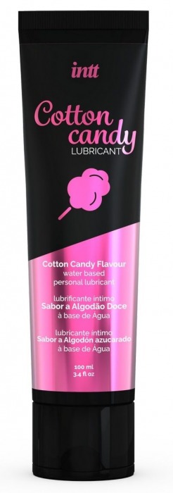 Интимный гель на водной основе Cotton Candy Lubricant - 100 мл. - INTT - купить с доставкой в Первоуральске