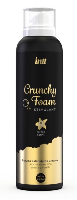 Пенка для массажа Crunchy Foam Stimulant Vanilla - 100 мл. - INTT - купить с доставкой в Первоуральске