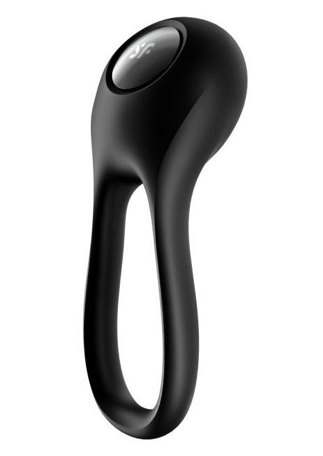 Черное эрекционное виброкольцо Majestic Duo - Satisfyer - в Первоуральске купить с доставкой