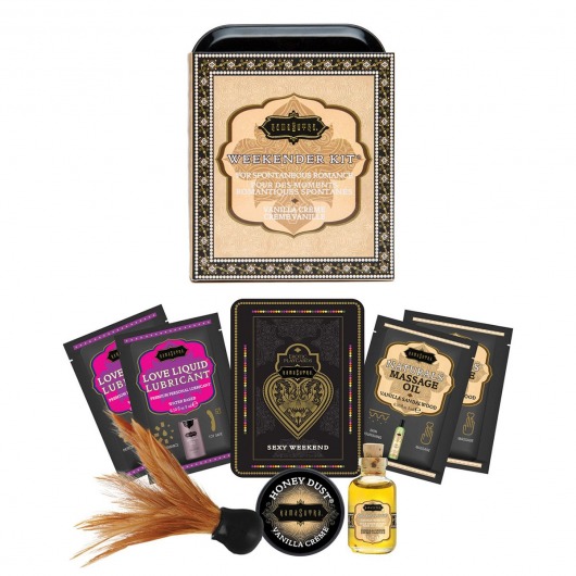 Эротический набор Weekender Kit Vanilla Creme - Kama Sutra - купить с доставкой в Первоуральске
