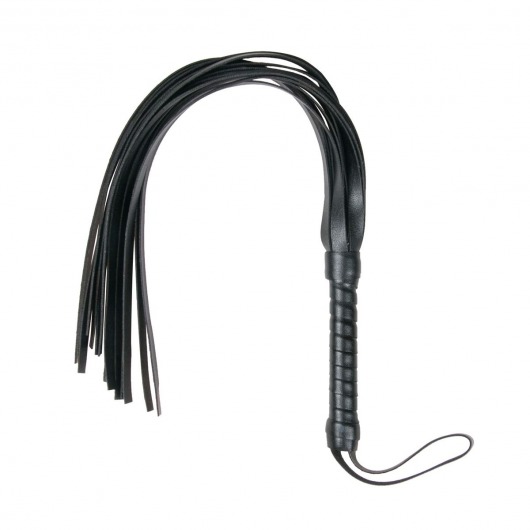 Черный флоггер Flogger Whip - 46 см. - Easy toys - купить с доставкой в Первоуральске