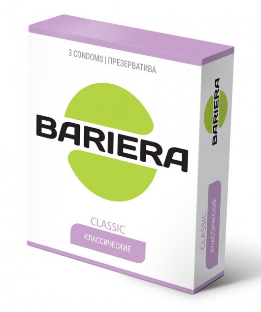 Классические презервативы Bariera Classic - 3 шт. - Bariera - купить с доставкой в Первоуральске