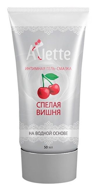 Интимная гель-смазка на водной основе Arlette  Спелая вишня  - 50 мл. - Arlette - купить с доставкой в Первоуральске