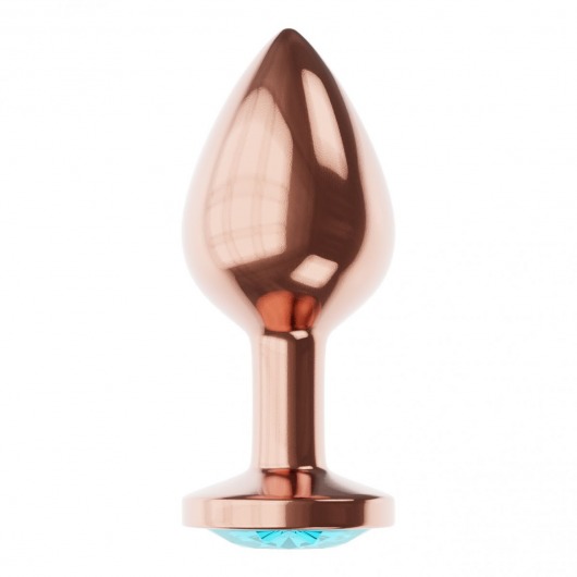 Пробка цвета розового золота с малиновым кристаллом Diamond Topaz Shine L - 8,3 см. - Lola Games - купить с доставкой в Первоуральске