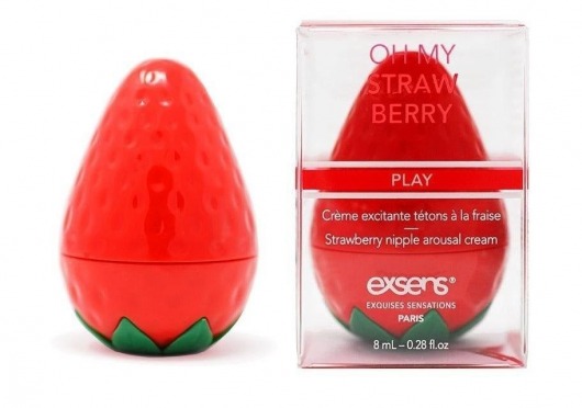 Крем для стимуляции сосков Oh My Strawberry - 8 мл. - Exsens - купить с доставкой в Первоуральске