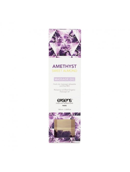 Органическое массажное масло AMETHYST SWEET ALMOND - 100 мл. - Exsens - купить с доставкой в Первоуральске