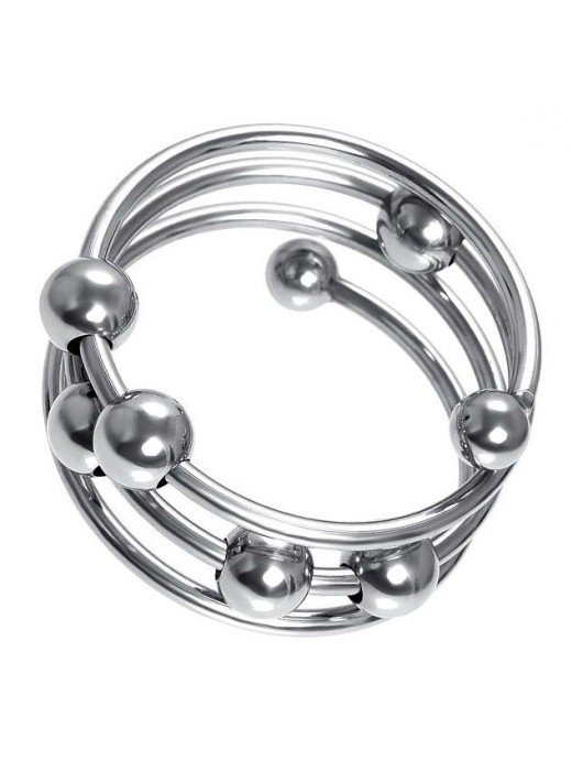 Большое металлическое кольцо под головку пениса - ToyFa - купить с доставкой в Первоуральске